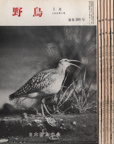 野鳥1969年1号(通巻268号）～12号（通巻279号） 12冊セット