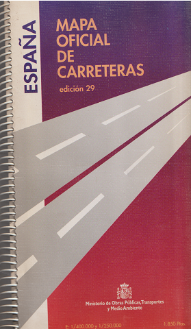 ESPANA MAPA OFICIAL DE CARRETERAS　edicion29