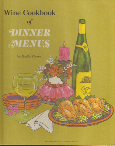 洋書　Wine Cookbook of DINNER MENUS