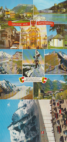 絵はがき 「オーストリアの古い観光絵はがき」 8枚