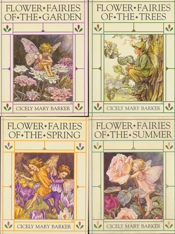 FLOWER　FAIRIES　OF THE　GARDEN/FLOWER　FAIRIES　OF THE　TREES/FLOWER　FAIRIES　OF THE SPRING/FLOWER　FAIRIES　OF THE SUMMER（４冊セット）