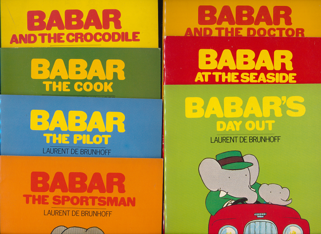 BABAR（ AND THE CROCODILE/THE COOK/THE PILOT/THE　SPORTSMAN/AND THE DOCTOR/AT THE SEASIDE/DAY OUT）７冊セット