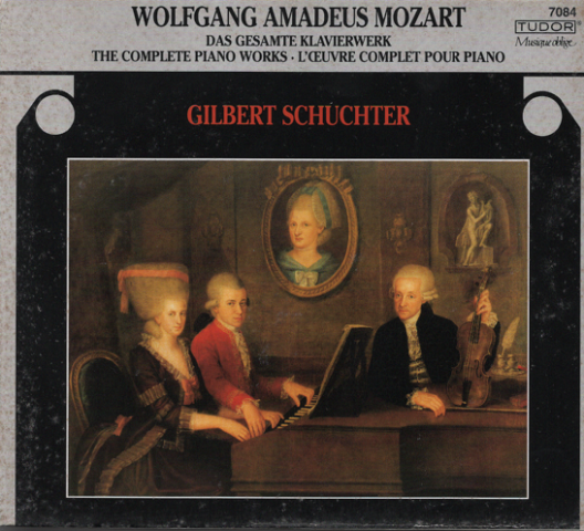 CD「MOZART　THE　COMPLETE　PIANO　WORKS/GILBERT　SCHUCHTER」5枚組