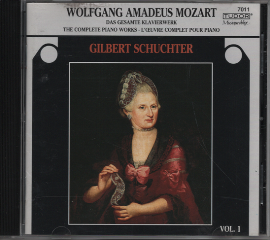 CD　『W.　A.　MOZART　：SCHUCHTER』