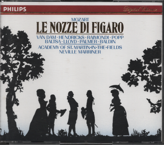 CD『モーツアルト：フィガロの結婚LE NOZZE DI FIGARO』