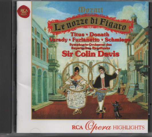CD「モーツァルト歌劇　フィガロの結婚」K-192（ハイライト）