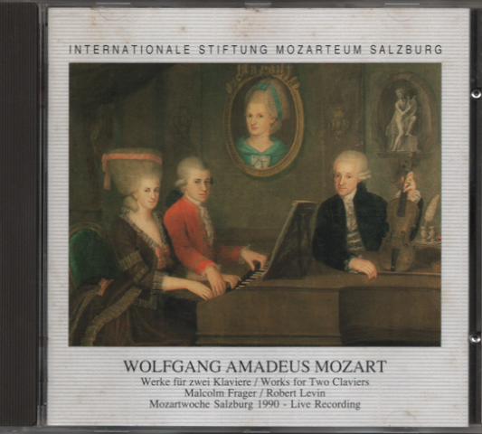 CD「WOLFGANG　AMADEUS　MOZART/Werke　fur　zwei　Klaviere」