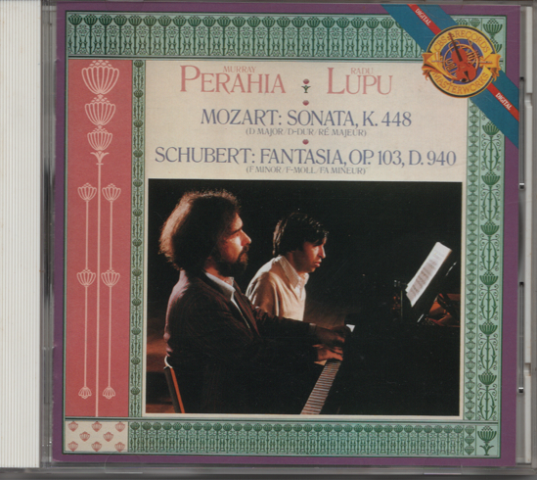 CD「ペライア＆ルプー/モーツァルト：2代のピアノのためのソナタ　ニ長調K.448」