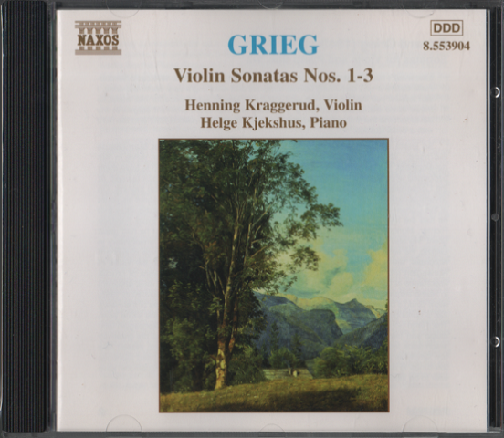 CD GRIEG Violin Sonatas Nos.1-3