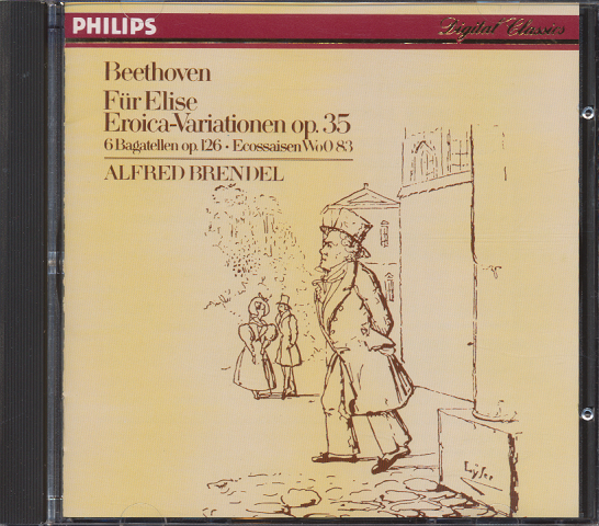 CD「アルフレッド・ブレンデル（ピアノ）エロイカの変奏曲～ベートーヴェン：ピアノ作品集」