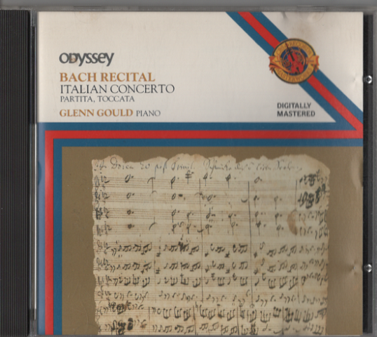 CD「Bach　Recital/Glenn　Gould（piano)」