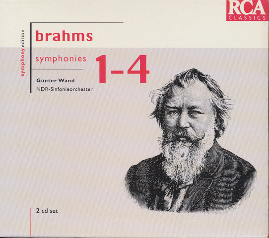 CD「brahms / symphonies 1-4」