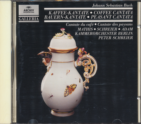 CD「J.S.BACH/COFFEE CANTATA ,PEASANT CANTATA」