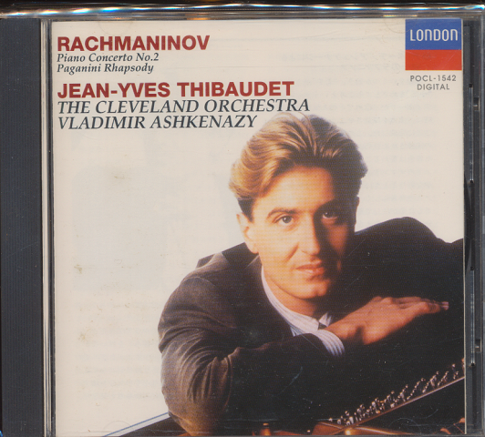 CD「RACHMANINOV / Piano Concerto No.2   JEAN=YVES THIBAUDET」