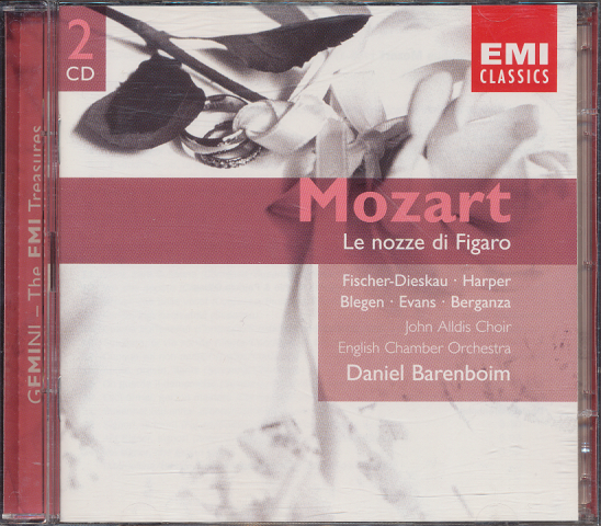 CD「Mozarｔ/Le nozze di Figaro」2枚組