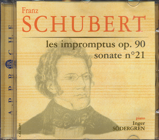 CD「Schubert:IMPROMPTUS　OP.90/SONATE　N　21」