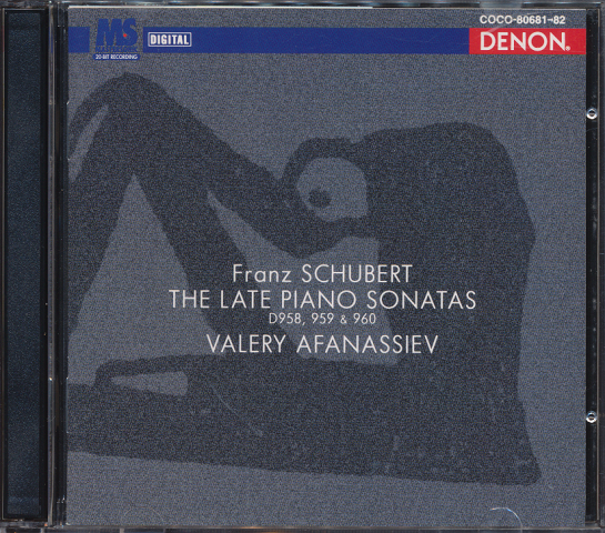 CD「シューベルト：最後の3つのソナタ・アファナシエフ」