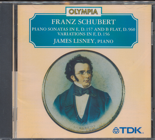 CD「FRANZ SCHUBERT /  PIANO SONATAD IN E,D.157 AND B FLAT, D.960 VARIATIONS IN F, D.156」