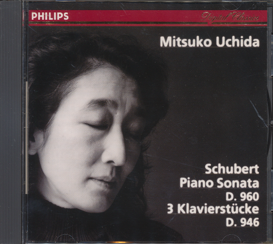 CD「シューベルト：ピアノ・ソナタ第21番・３つの小品／内田光子」