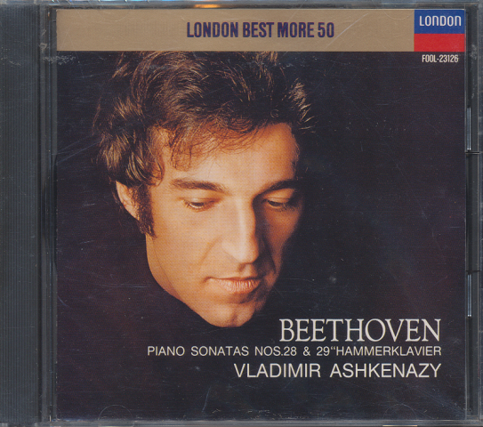 CD「BEETHOVEN / VLADIMIR ASHKENAZY (piano)」