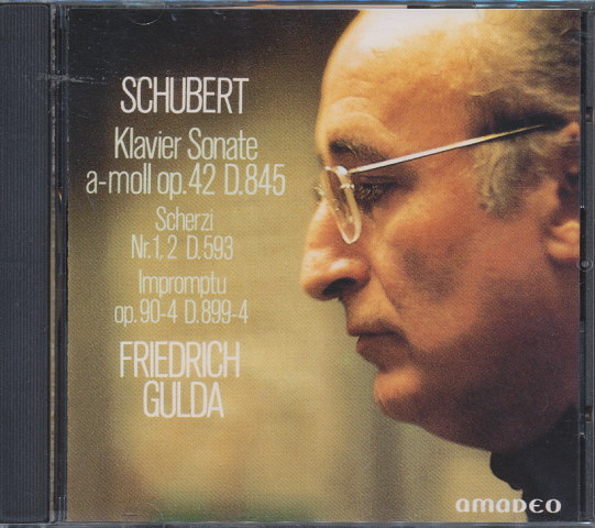 CD「SCHUBET / FRIEDRICH GULDA (piano) 」