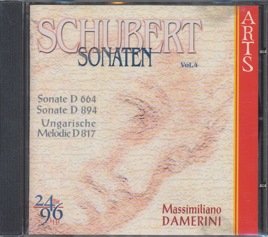 ＣＤ「SCHUBERT SONATEN D664. D894 / Massimiliano Damerini (piano) 」