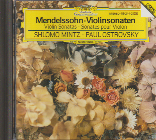 CD: メンデルスゾーン バイオリンソナタ