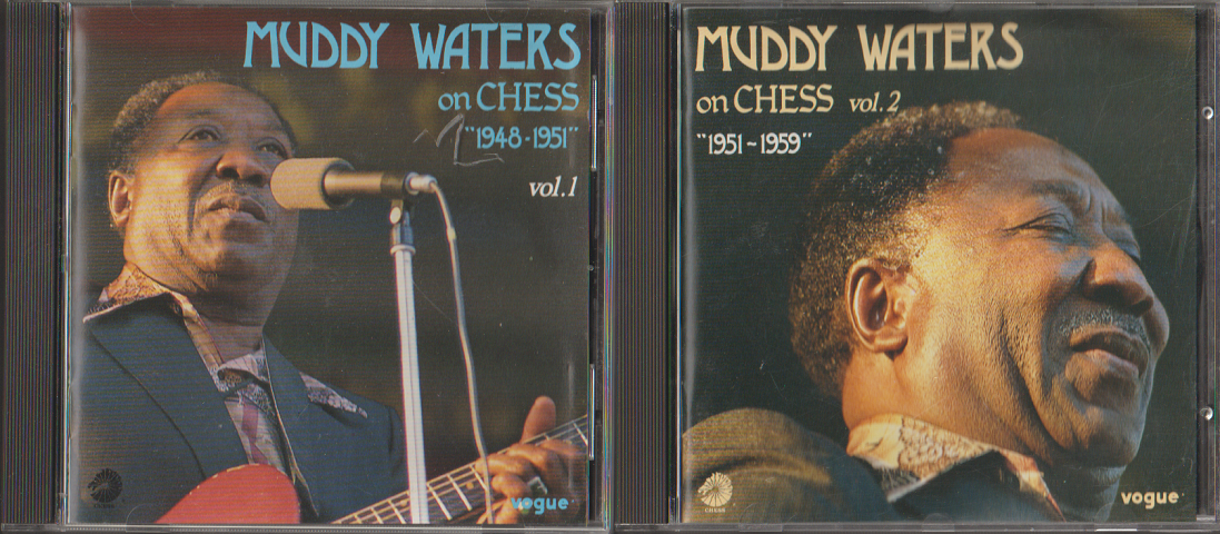 CD:MUDDY WATERS on CHESS Vol1(1951-1959) & 2(1948-1951)