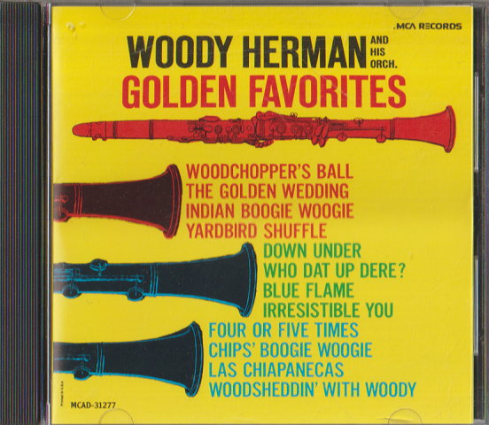 CD「WOODY HERMAN AND HIS ORCHESTRA GOLDEN FAVORITES」