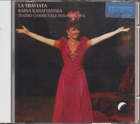 CD「LA TRAVIATA」Giuseppe Verdi　2枚組。