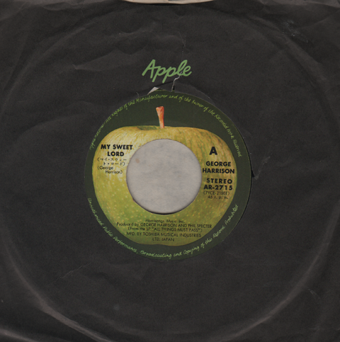 EPレコード： 「MY SWEET ROAD」  George Harrison