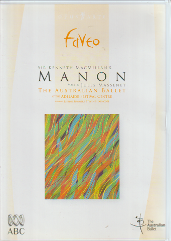 DVD　MANON (THE AUSTRALIAN  BALLET)