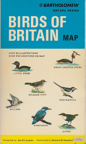 BIRDS OF BRITAIN  MAP