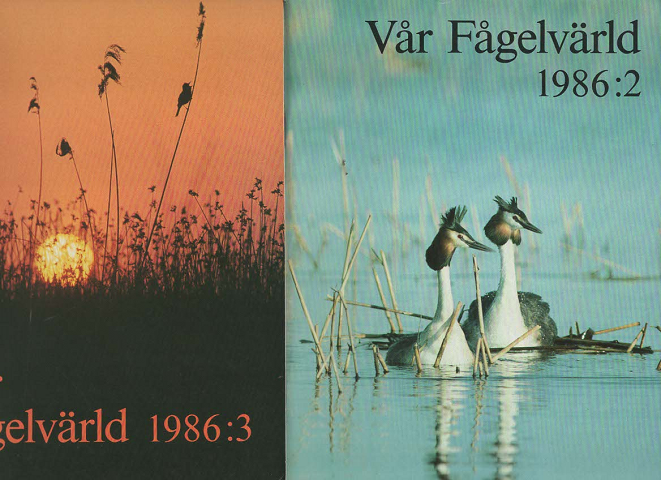 Var Fagelvarld  1986:2～1986:8　（8冊セット）
