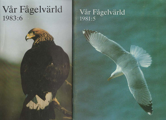 Var Fagelvarld 1981:5 1981:6  1982:1～4  1983:6（7冊セット）