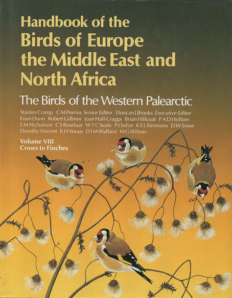 The Birds of the Western Palearctic VIII