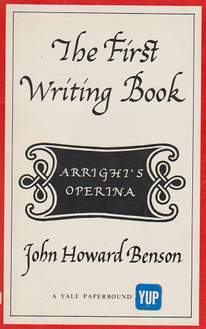 The First Writing Book