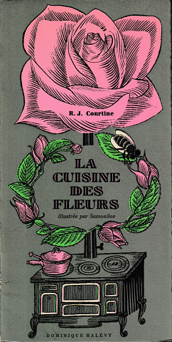 洋書（仏語）　LA CUISINE DES FLEURS