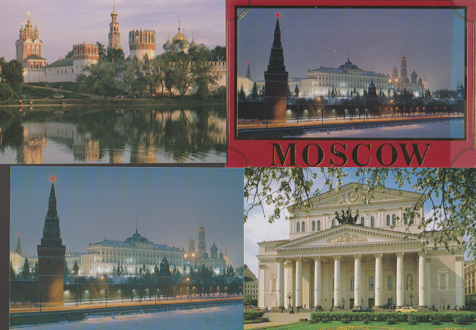 絵はがき アエロフロート ポストカード 「モスクワ」 8枚セット