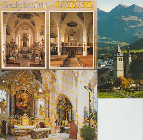 絵はがき 「ヨーロッパ 教会の古い絵はがき」　7枚