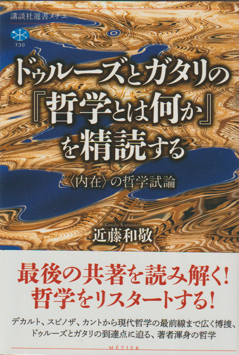 ドゥルーズとガタリの『哲学とは何か』を精読する : 「内在」の哲学試論