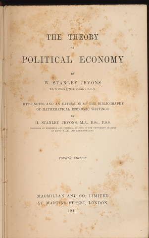 Ｔhe theory of political economy