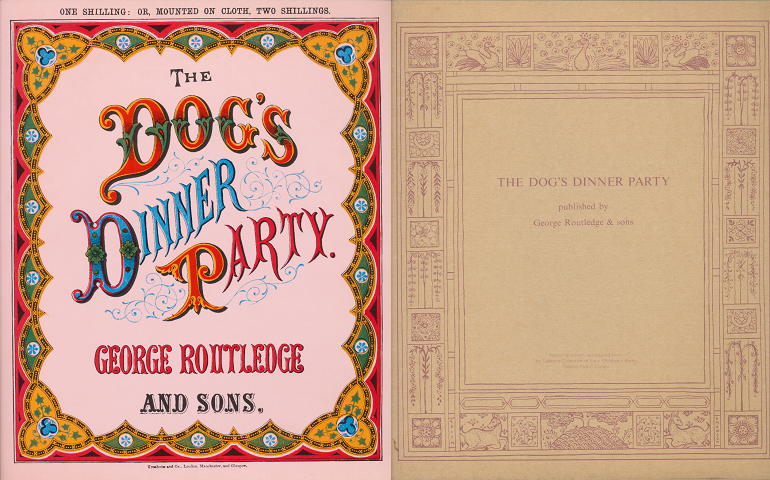 複刻世界の絵本館―オズボーン・コレクション「犬の晩餐会」