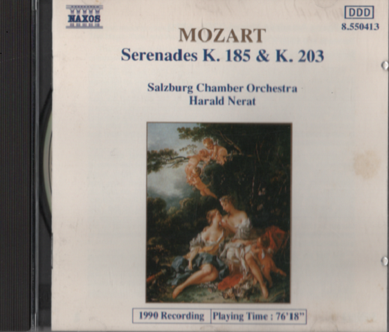 CD「MOZART SerenadesK.185&K.203」