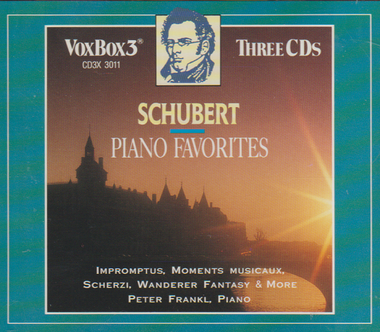 CD 「SCHUBERT PIANO FAVORITES」 3枚組