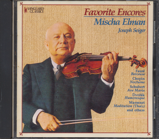 CD：MISCHA ELMAN /FAVORITE ENCORES