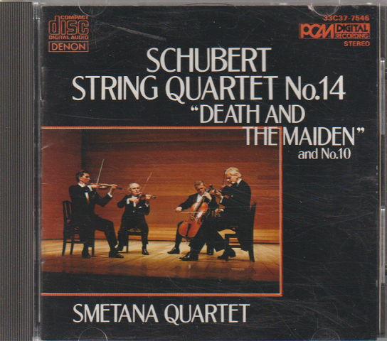 CD「シューベルト：第14番（死と少女）/第10番フィナーレ」