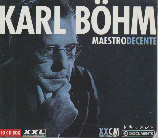 CD 「KARL BOHM　MAESTRO DECENTE」 10CD BOX