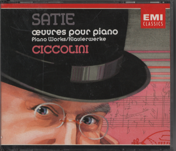 CD「SATIE　　PIANO　WORKS/Aldo　Ciccolini」2枚組