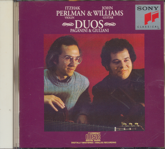 CD「パールマン＆J.ウイリアム/デュオ」